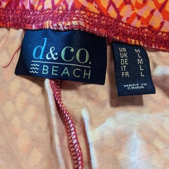 đNWT DENIM & CO BEACH SHADES OF PINK PYTHON PULL ON PANTSâ- WOMEN'SâMEDIUM - Picture 3 of 6